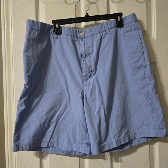 Vineyard Vines Men's Links Chino Shorts, Light Blue, 100% Cotton, 9in Inseam EUC - Picture 1 of 9